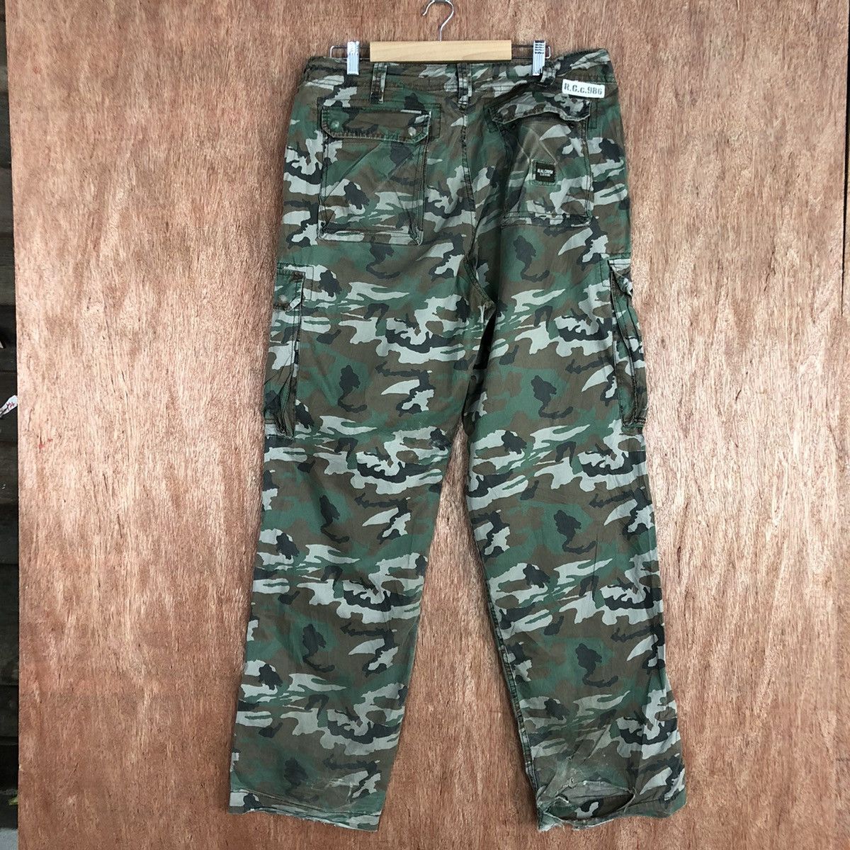Japanese Brand Real Crush Clothes Camo multipocket Cargo Pants #H123 Size US 32 / EU 48 - 9 Thumbnail
