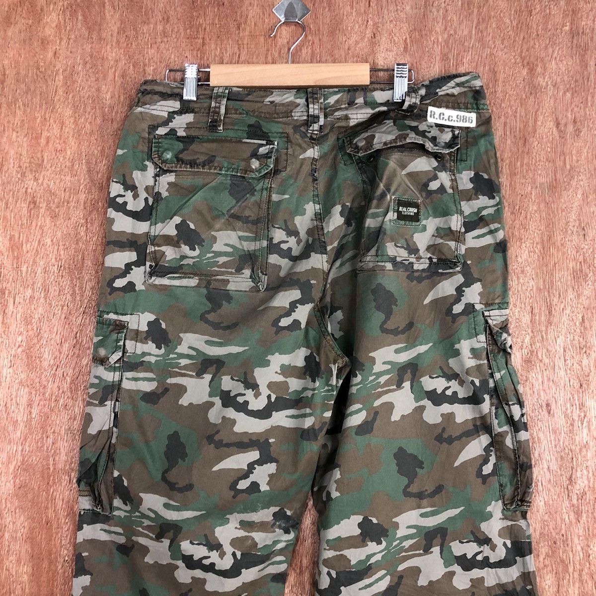 Japanese Brand Real Crush Clothes Camo multipocket Cargo Pants #H123 Size US 32 / EU 48 - 10 Thumbnail