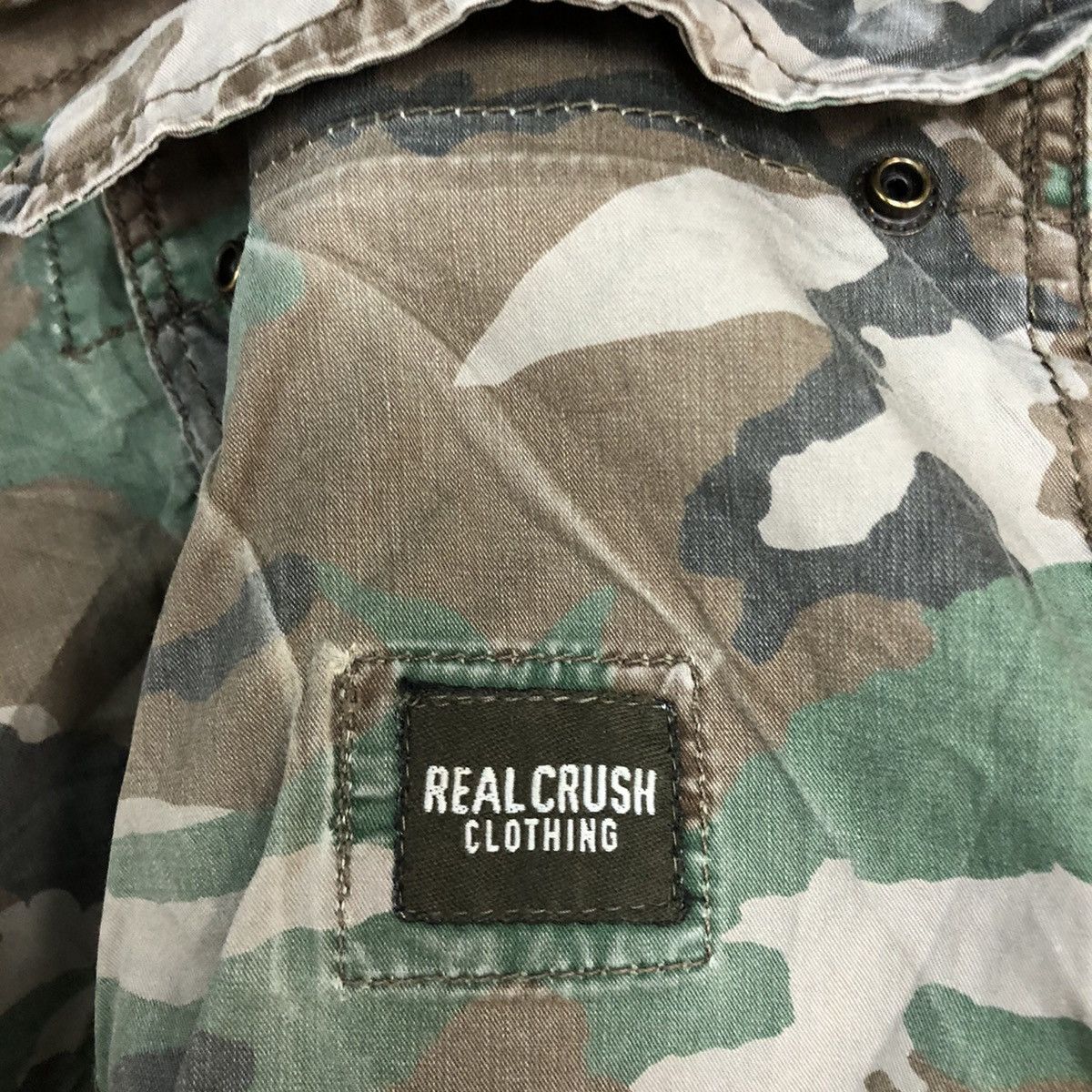 Japanese Brand Real Crush Clothes Camo multipocket Cargo Pants #H123 Size US 32 / EU 48 - 14 Thumbnail