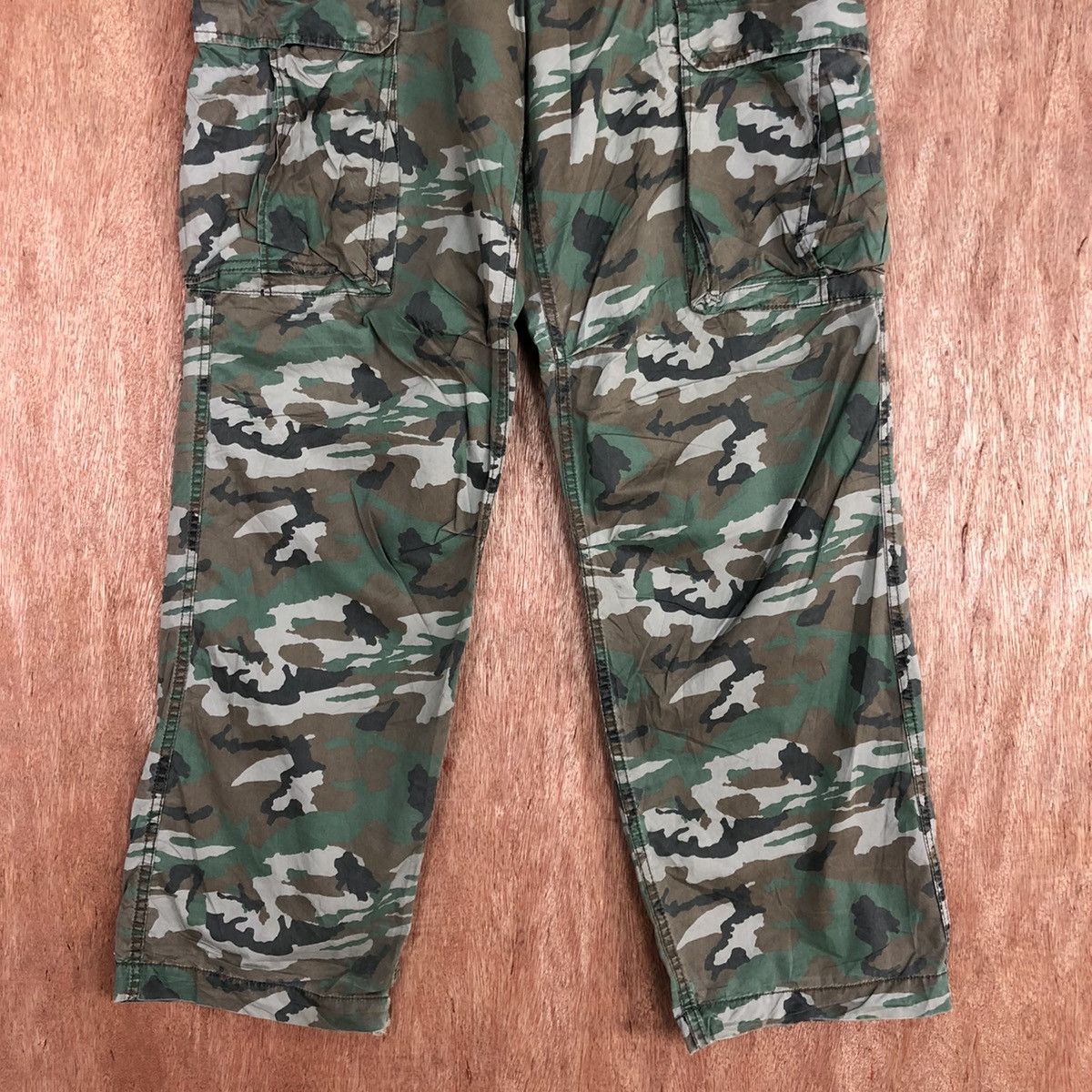 Japanese Brand Real Crush Clothes Camo multipocket Cargo Pants #H123 Size US 32 / EU 48 - 3 Thumbnail