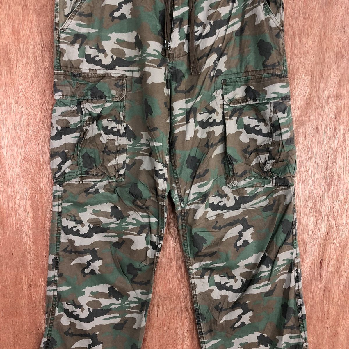 Japanese Brand Real Crush Clothes Camo multipocket Cargo Pants #H123 Size US 32 / EU 48 - 4 Thumbnail