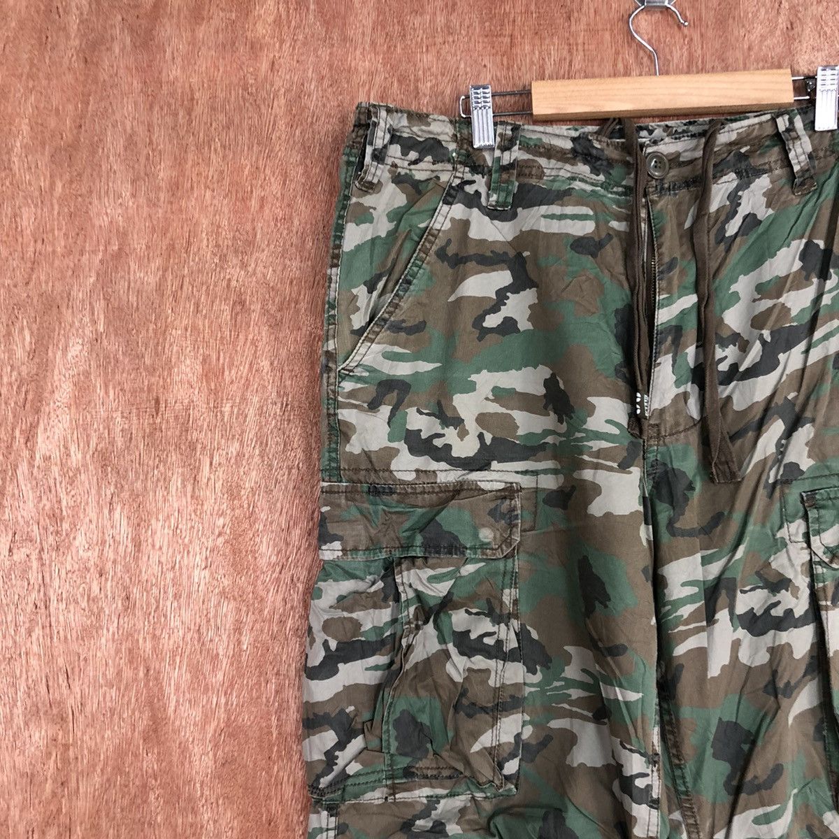 Japanese Brand Real Crush Clothes Camo multipocket Cargo Pants #H123 Size US 32 / EU 48 - 6 Thumbnail