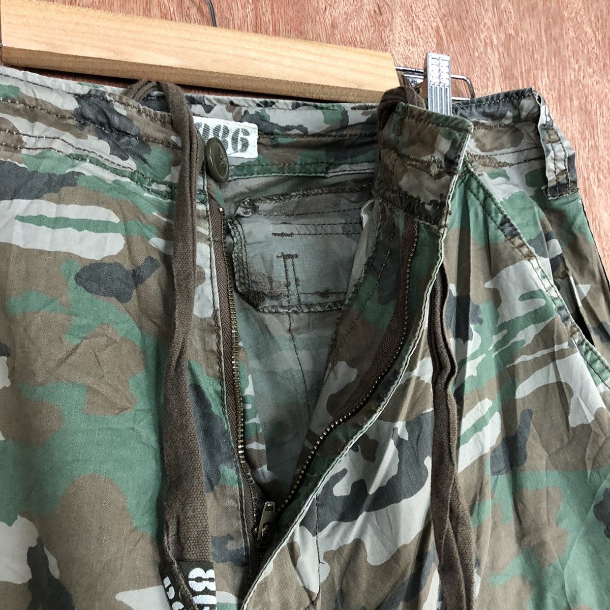 Japanese Brand Real Crush Clothes Camo multipocket Cargo Pants #H123 Size US 32 / EU 48 - 7 Thumbnail