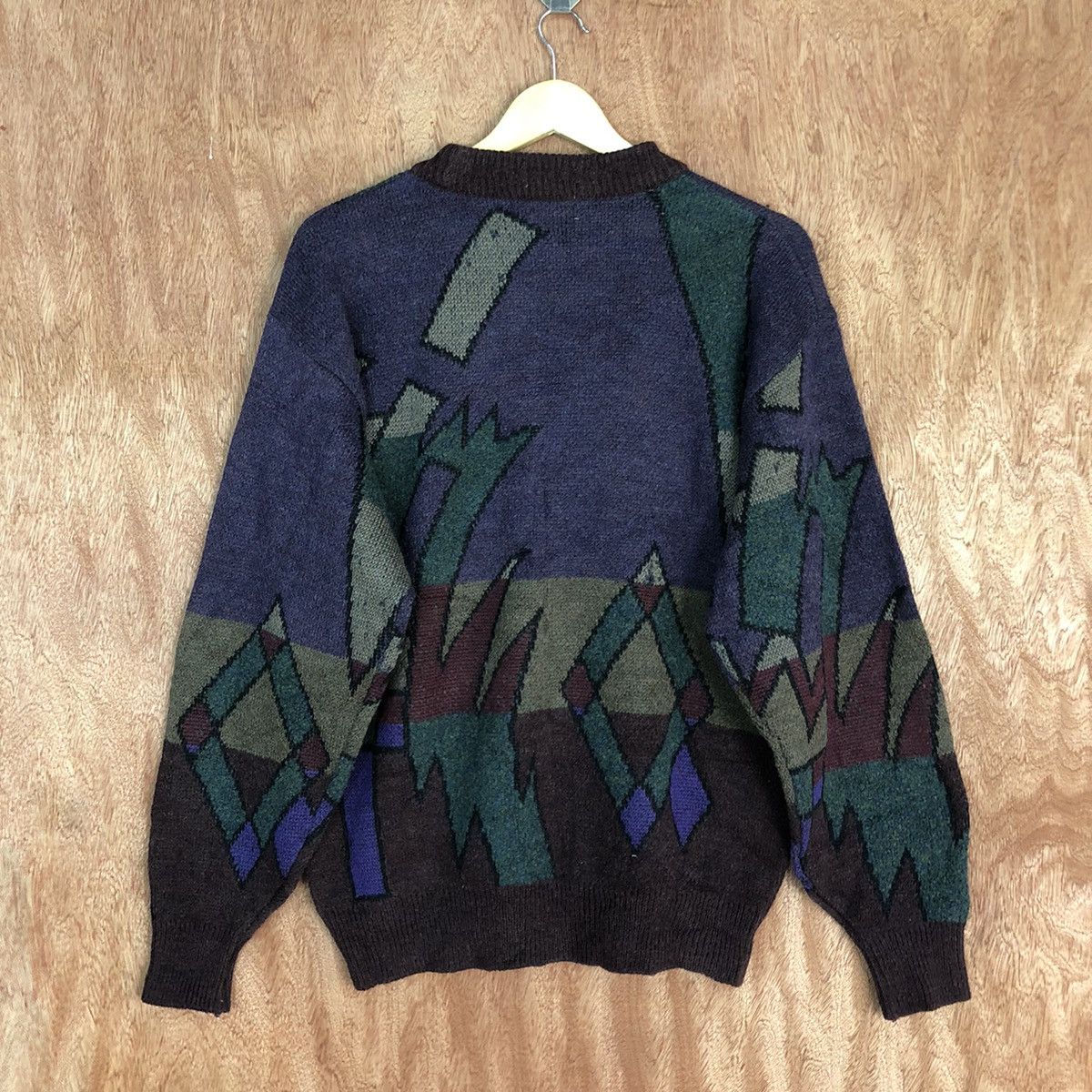 Homespun Knitwear ALpaca Art japan Purple sweatshirt Knitwear #H0102 Size US M / EU 48-50 / 2 - 11 Thumbnail