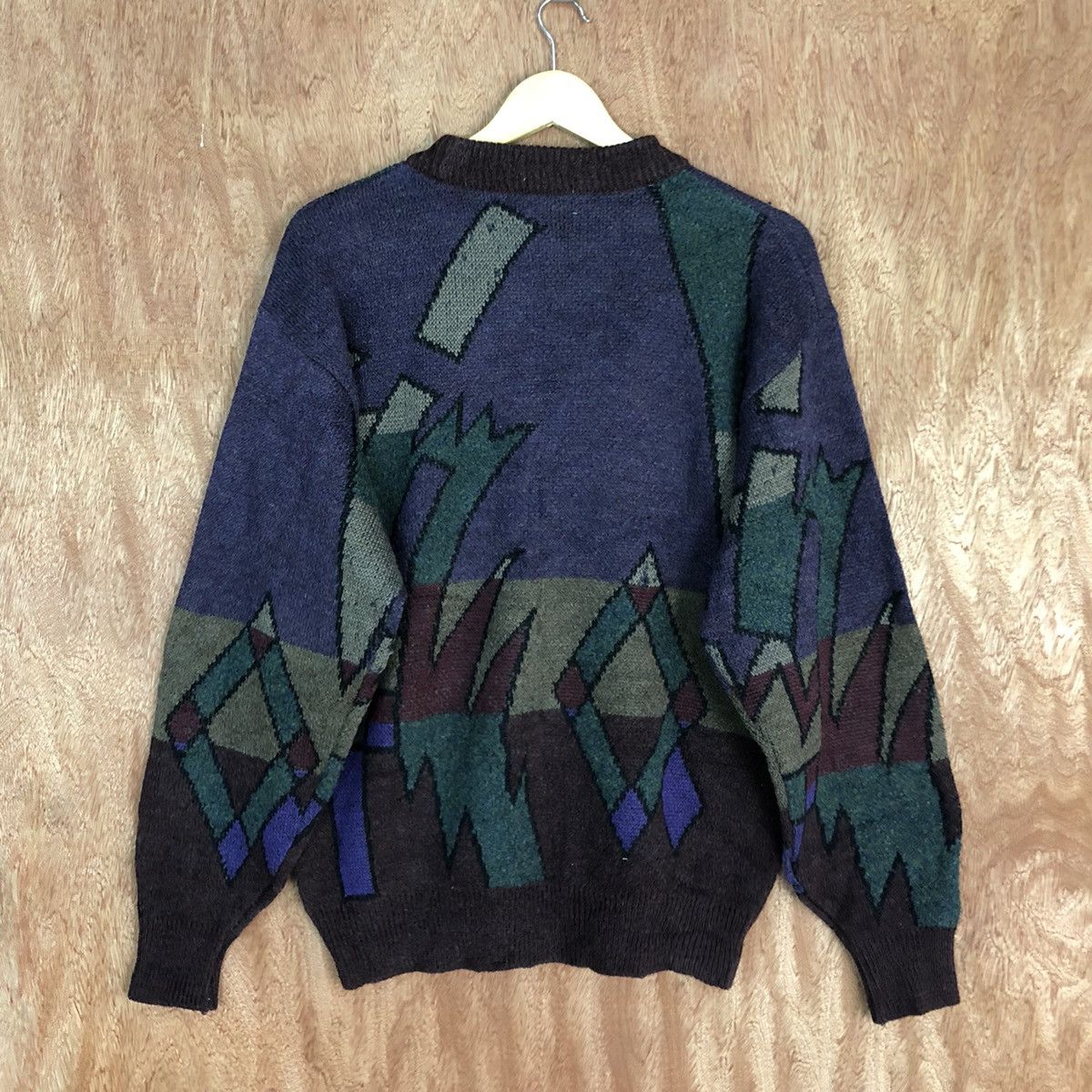 Homespun Knitwear ALpaca Art japan Purple sweatshirt Knitwear #H0102 Size US M / EU 48-50 / 2 - 13 Thumbnail