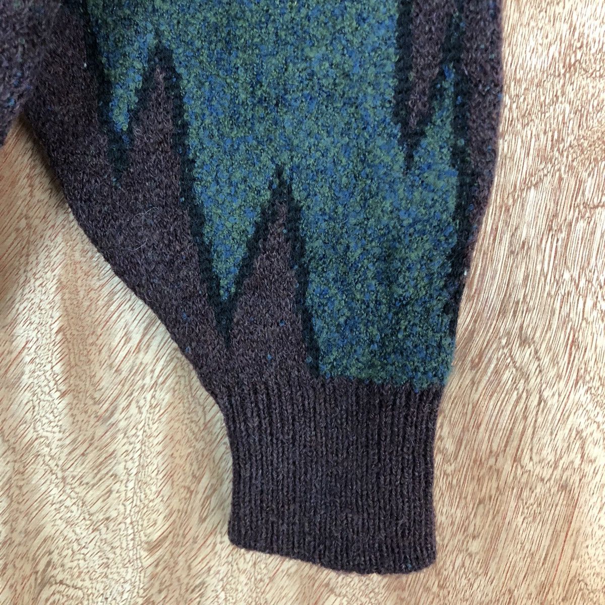 Homespun Knitwear ALpaca Art japan Purple sweatshirt Knitwear #H0102 Size US M / EU 48-50 / 2 - 4 Thumbnail