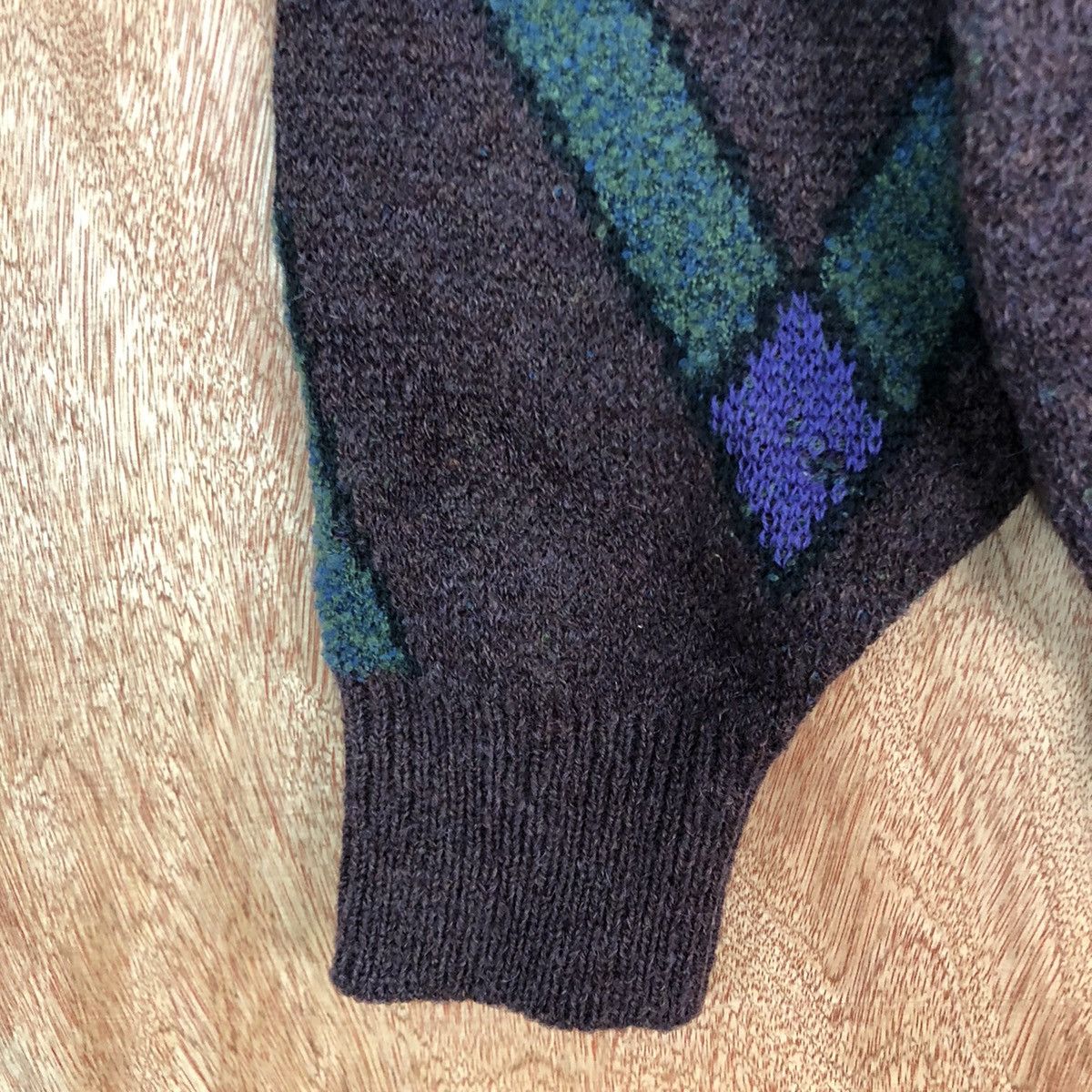 Homespun Knitwear ALpaca Art japan Purple sweatshirt Knitwear #H0102 Size US M / EU 48-50 / 2 - 6 Thumbnail