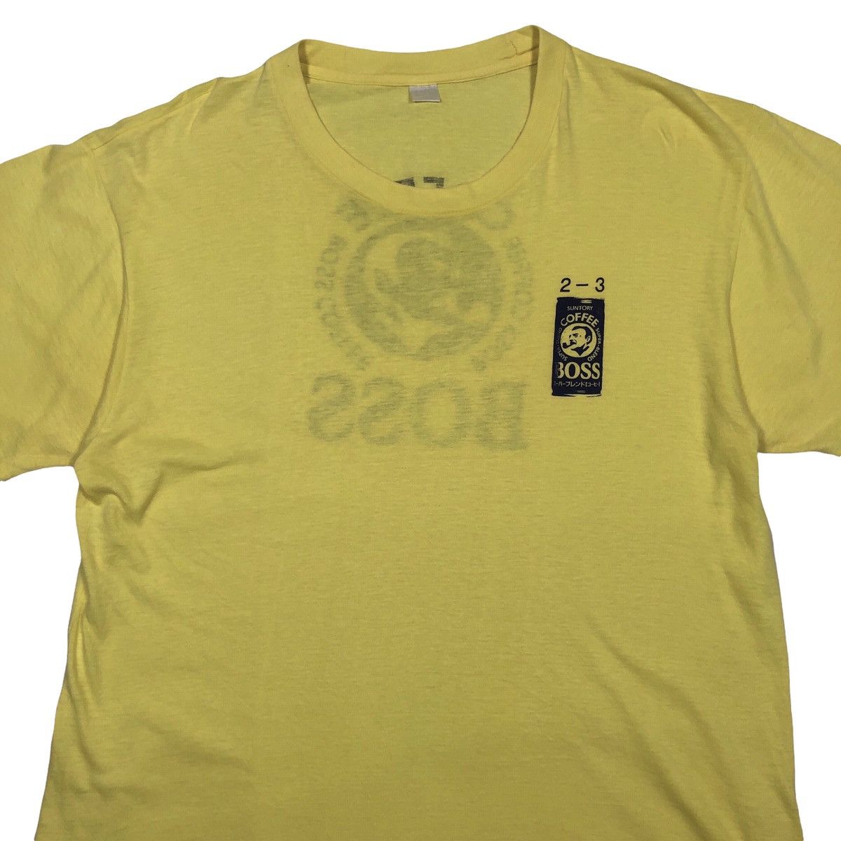 Japanese Brand Vintage Suntory Coffee Boss Single Stitch tee Size US S / EU 44-46 / 1 - 3 Thumbnail