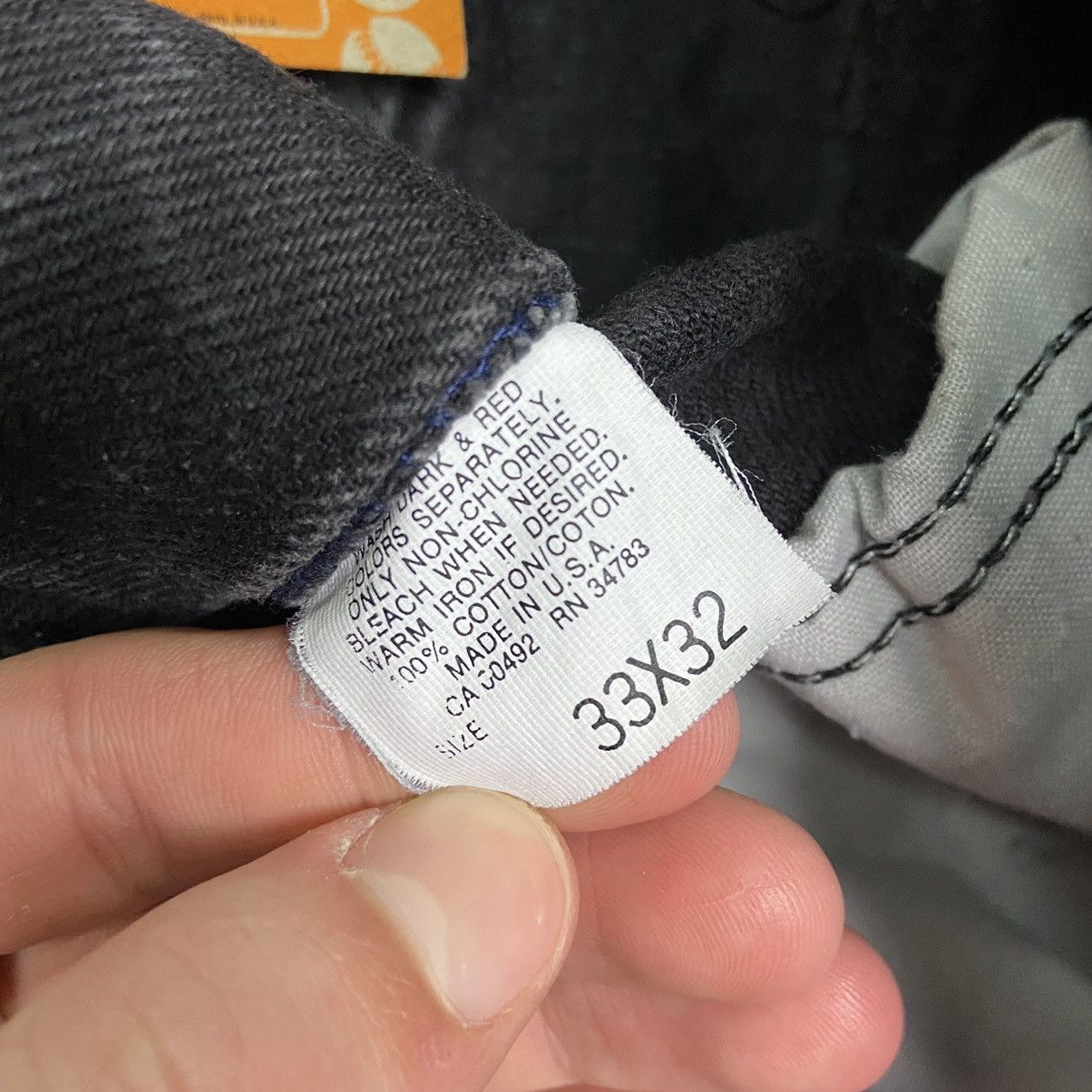 Lee Vintage 90s Black Lee Straight Leg Jeans Size US 31 - 4 Thumbnail