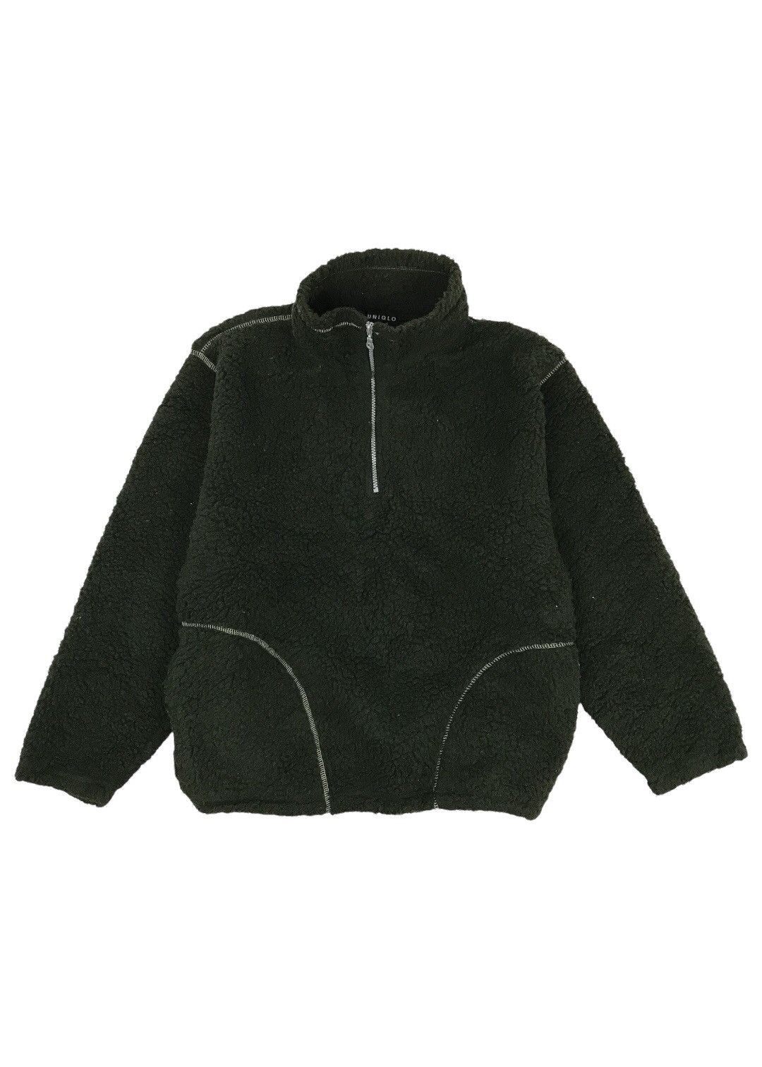 Uniqlo halfzip plain fleece sweater Size US M / EU 48-50 / 2 - 1 Thumbnail