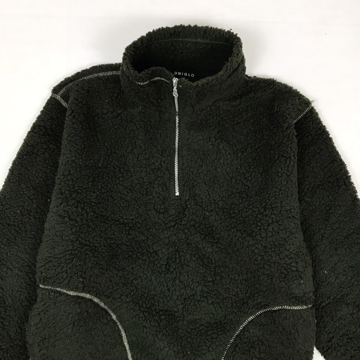 Uniqlo halfzip plain fleece sweater Size US M / EU 48-50 / 2 - 5 Thumbnail