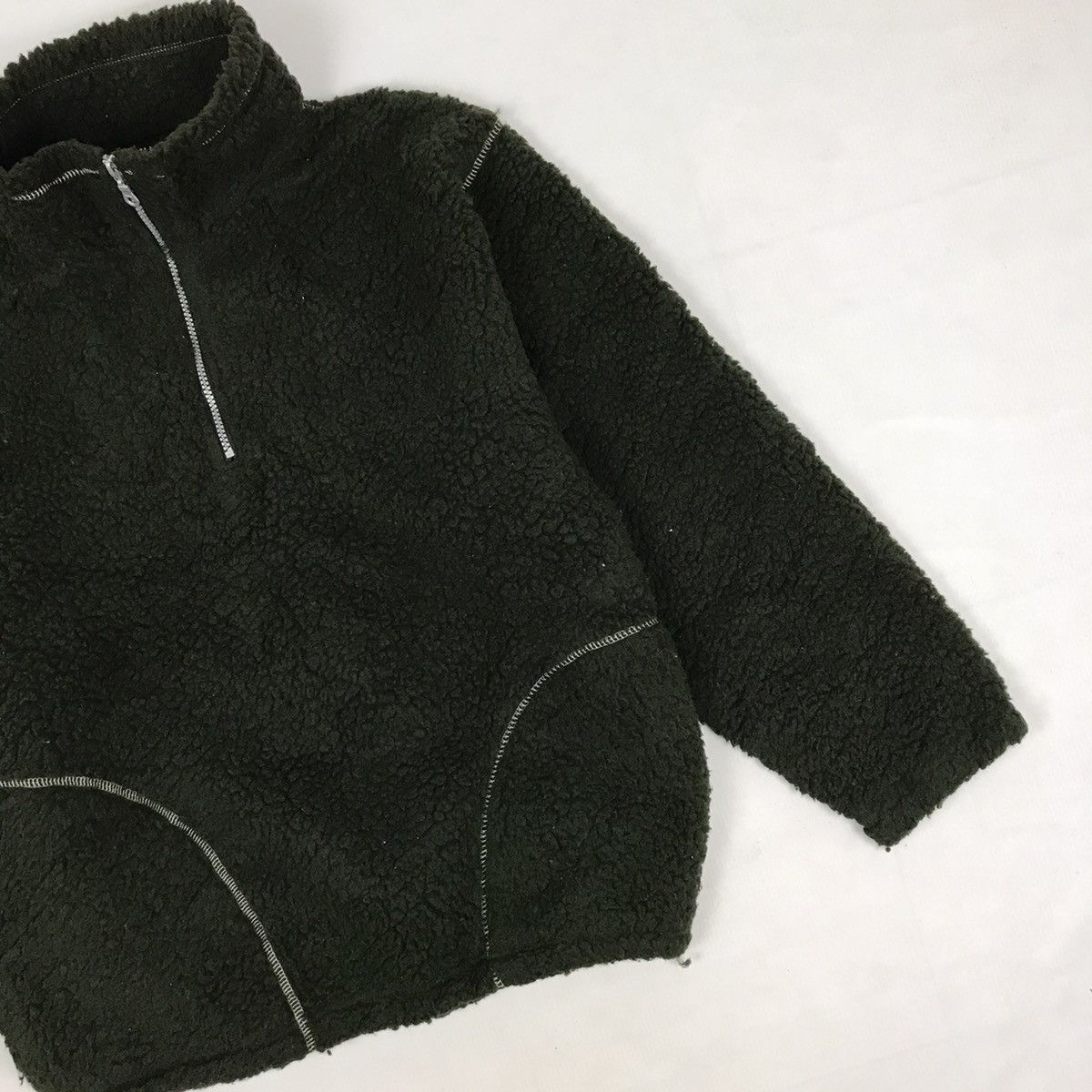 Uniqlo halfzip plain fleece sweater Size US M / EU 48-50 / 2 - 3 Thumbnail