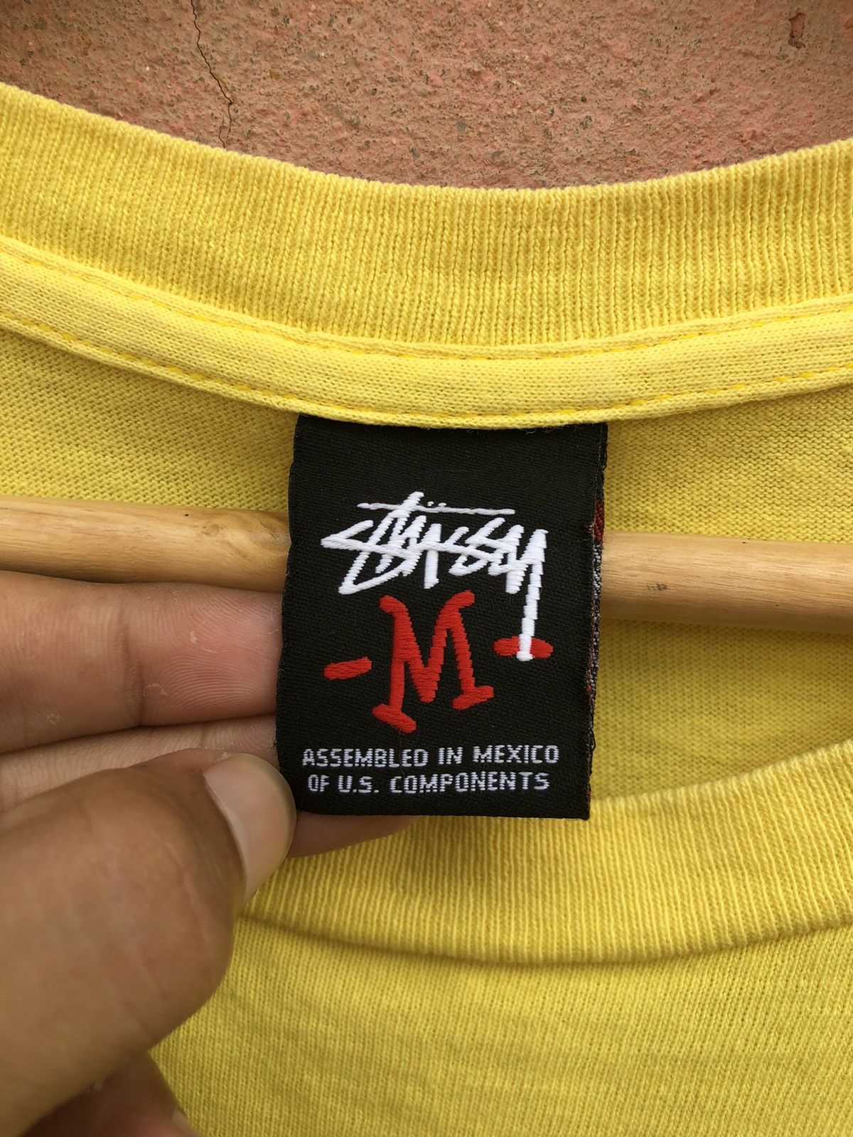 Stussy × Vintage Rare!! Vintage Stussy Rasta World Tshirt Size US M / EU 48-50 / 2 - 3 Thumbnail