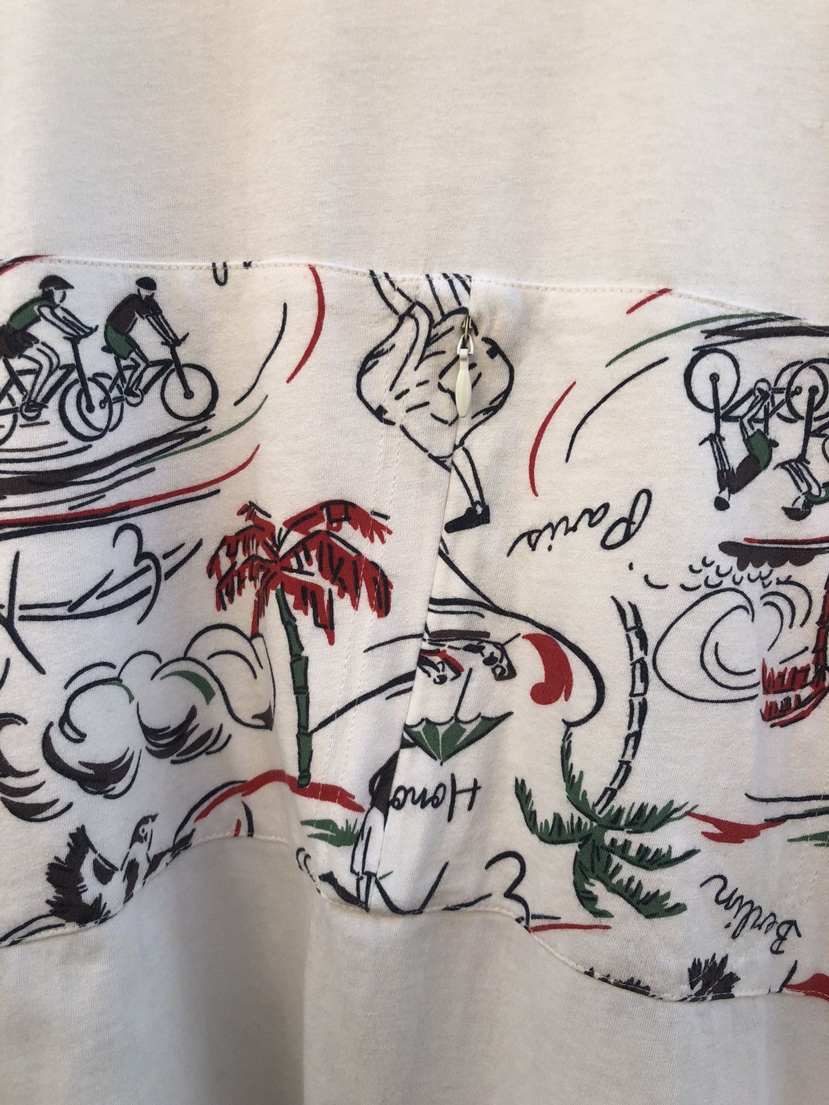 Rare!! Adidas Y-3 Yohji Yamamoto Zip Pocket Tshirt