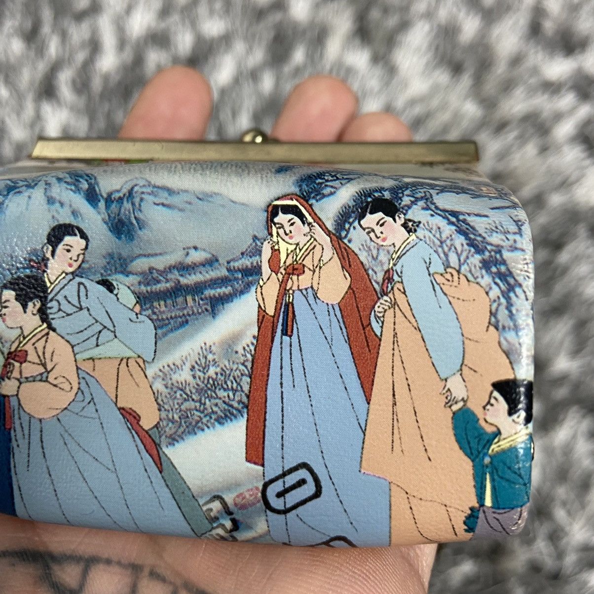 Japanese Brand 1980s RARE JAPAN COIN POUCH / CASE / WALLET / MINI BAG Size ONE SIZE - 1 Thumbnail
