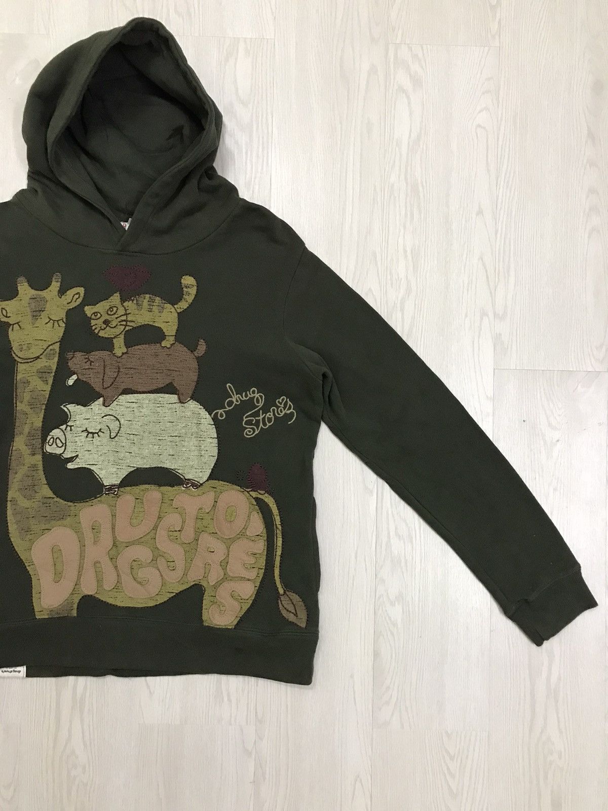 If Six Was Nine × Japanese Brand Drug Store Japan Hoodie Embroidery Spell Out Size US M / EU 48-50 / 2 - 5 Thumbnail