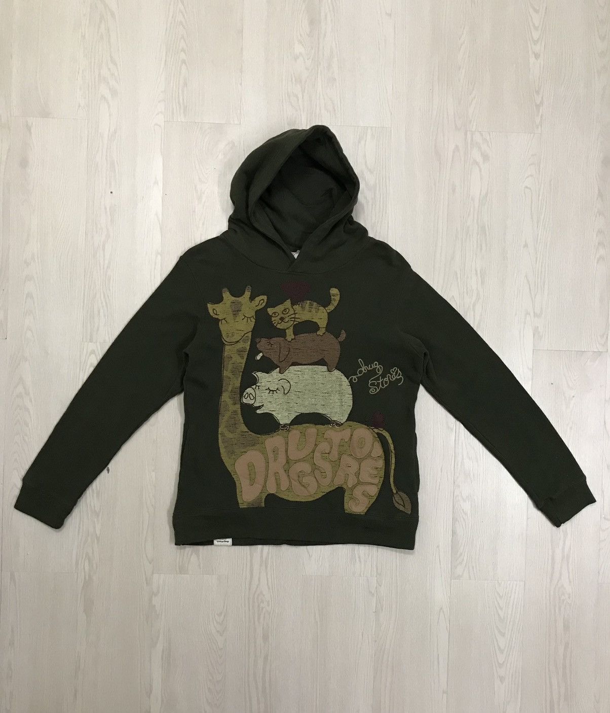 If Six Was Nine × Japanese Brand Drug Store Japan Hoodie Embroidery Spell Out Size US M / EU 48-50 / 2 - 1 Thumbnail
