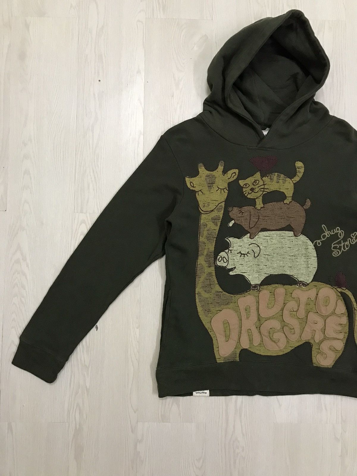 If Six Was Nine × Japanese Brand Drug Store Japan Hoodie Embroidery Spell Out Size US M / EU 48-50 / 2 - 4 Thumbnail