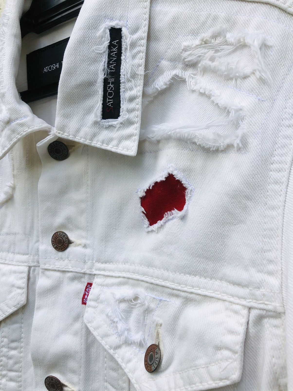 Satoshi Nakamoto 🔥RARE🔥 Y’s SATOSHI TANAKA x LEVI’S DISTRESSED Yohji Designer Size US M / EU 48-50 / 2 - 8 Thumbnail