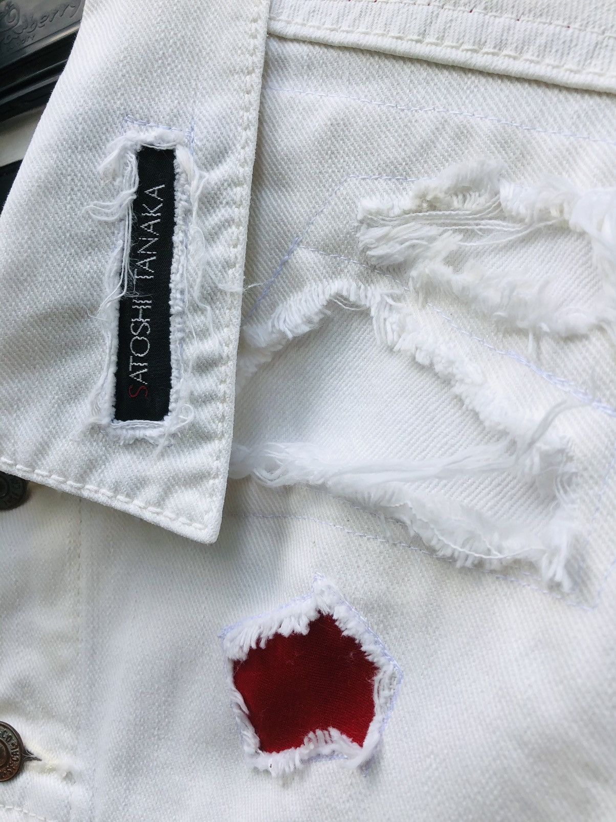 Satoshi Nakamoto 🔥RARE🔥 Y’s SATOSHI TANAKA x LEVI’S DISTRESSED Yohji Designer Size US M / EU 48-50 / 2 - 7 Thumbnail