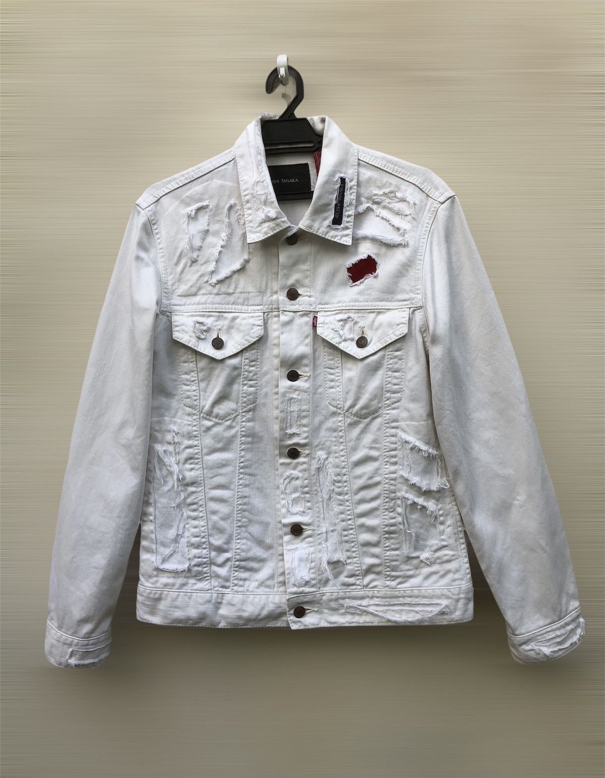 Satoshi Nakamoto 🔥RARE🔥 Y’s SATOSHI TANAKA x LEVI’S DISTRESSED Yohji Designer Size US M / EU 48-50 / 2 - 3 Thumbnail