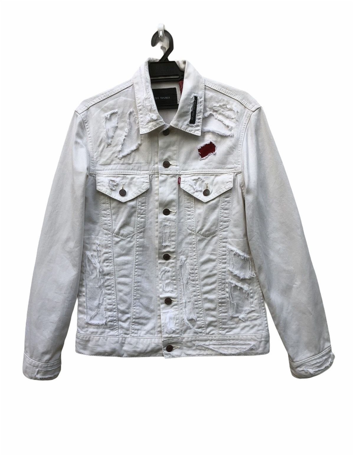 Satoshi Nakamoto 🔥RARE🔥 Y’s SATOSHI TANAKA x LEVI’S DISTRESSED Yohji Designer Size US M / EU 48-50 / 2 - 4 Thumbnail