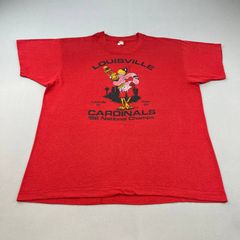 Louisville Cardinals Shirt Adult Extra Large Red College Football
