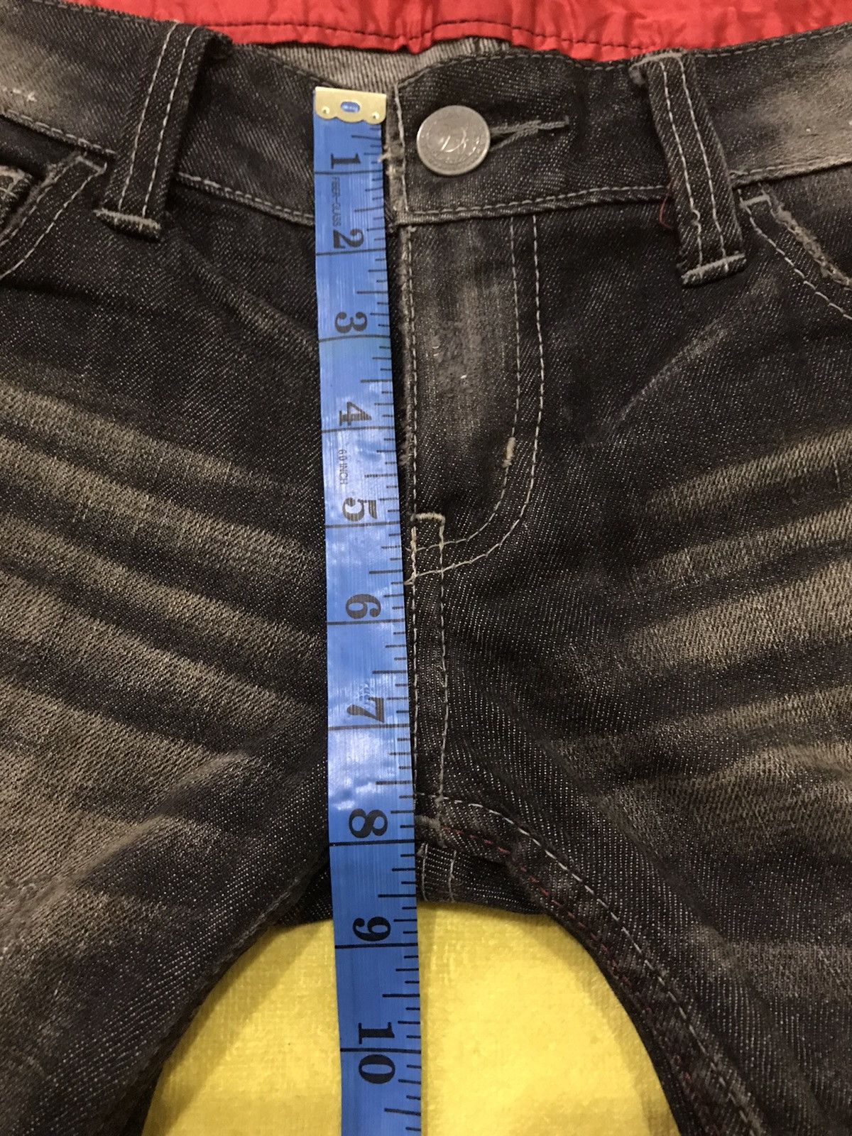 Vanquish DUFALL BY VANQUISH LOW RISE CUSTOM DESIGN RIPPED JEANS Size 30" / US 8 / IT 44 - 10 Thumbnail