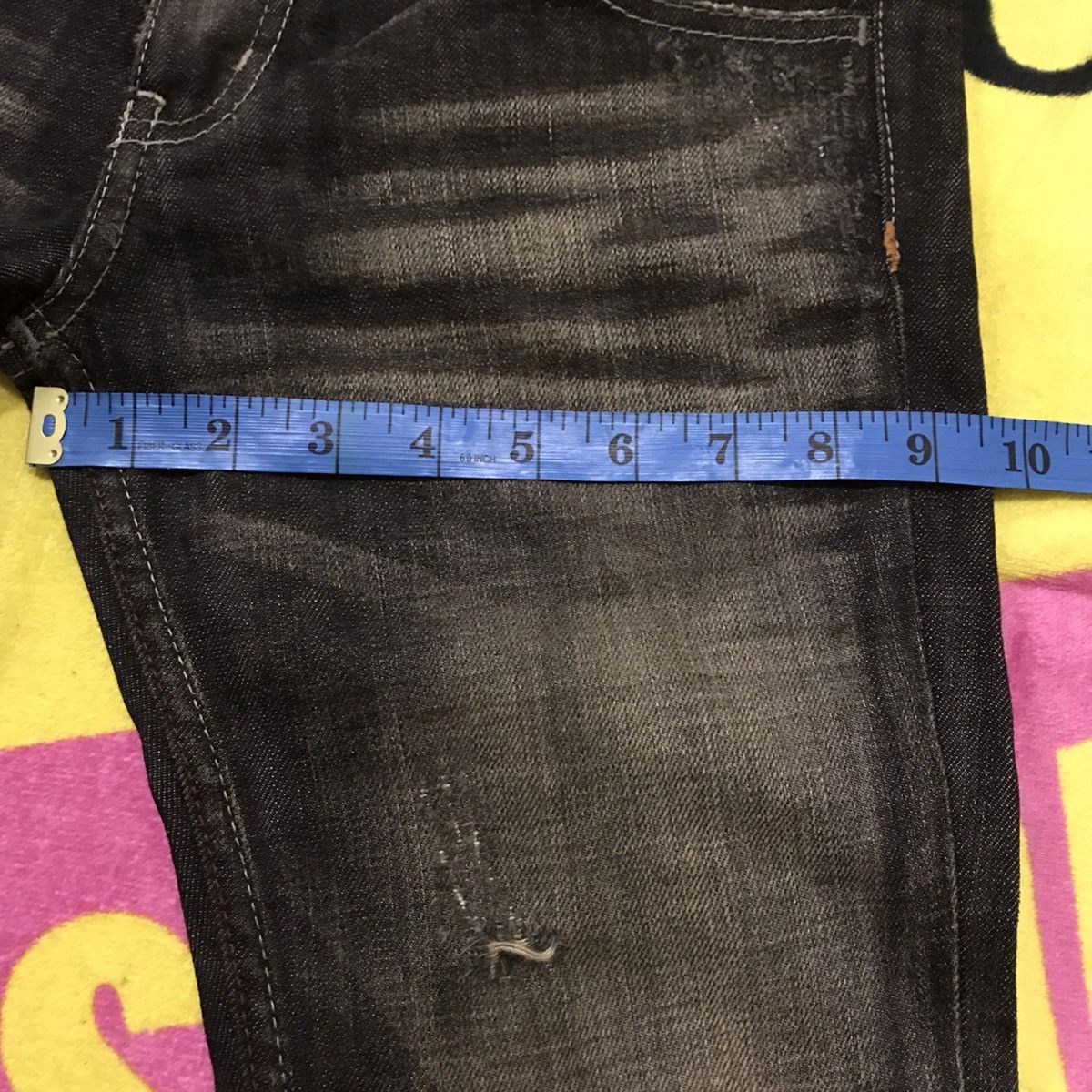 Vanquish DUFALL BY VANQUISH LOW RISE CUSTOM DESIGN RIPPED JEANS Size 30" / US 8 / IT 44 - 13 Thumbnail