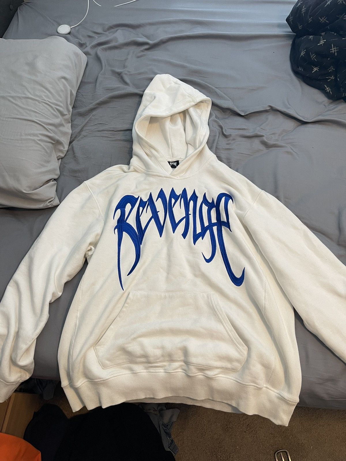 Revenge Cream embroidered Revenge hoodie Grailed