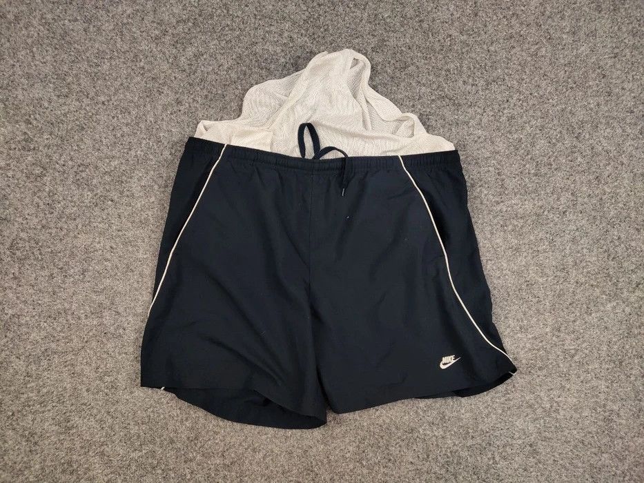 Nike Vintage Nike Shorts Blue Logo swoosh casual Y2K Streetwear Size US 34 / EU 50 - 6 Thumbnail
