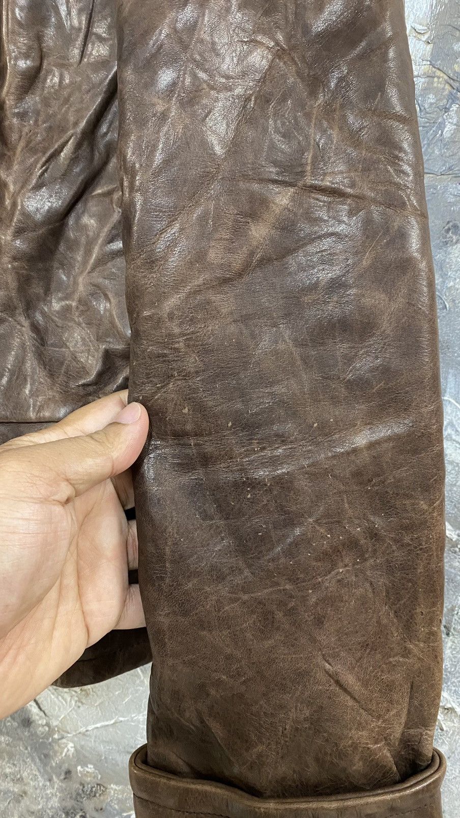 Vintage × Wim Neels Vintage Wim neels Leather Jacket Size US S / EU 44-46 / 1 - 5 Thumbnail