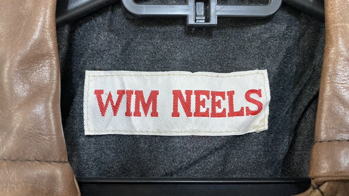Vintage × Wim Neels Vintage Wim neels Leather Jacket Size US S / EU 44-46 / 1 - 8 Thumbnail