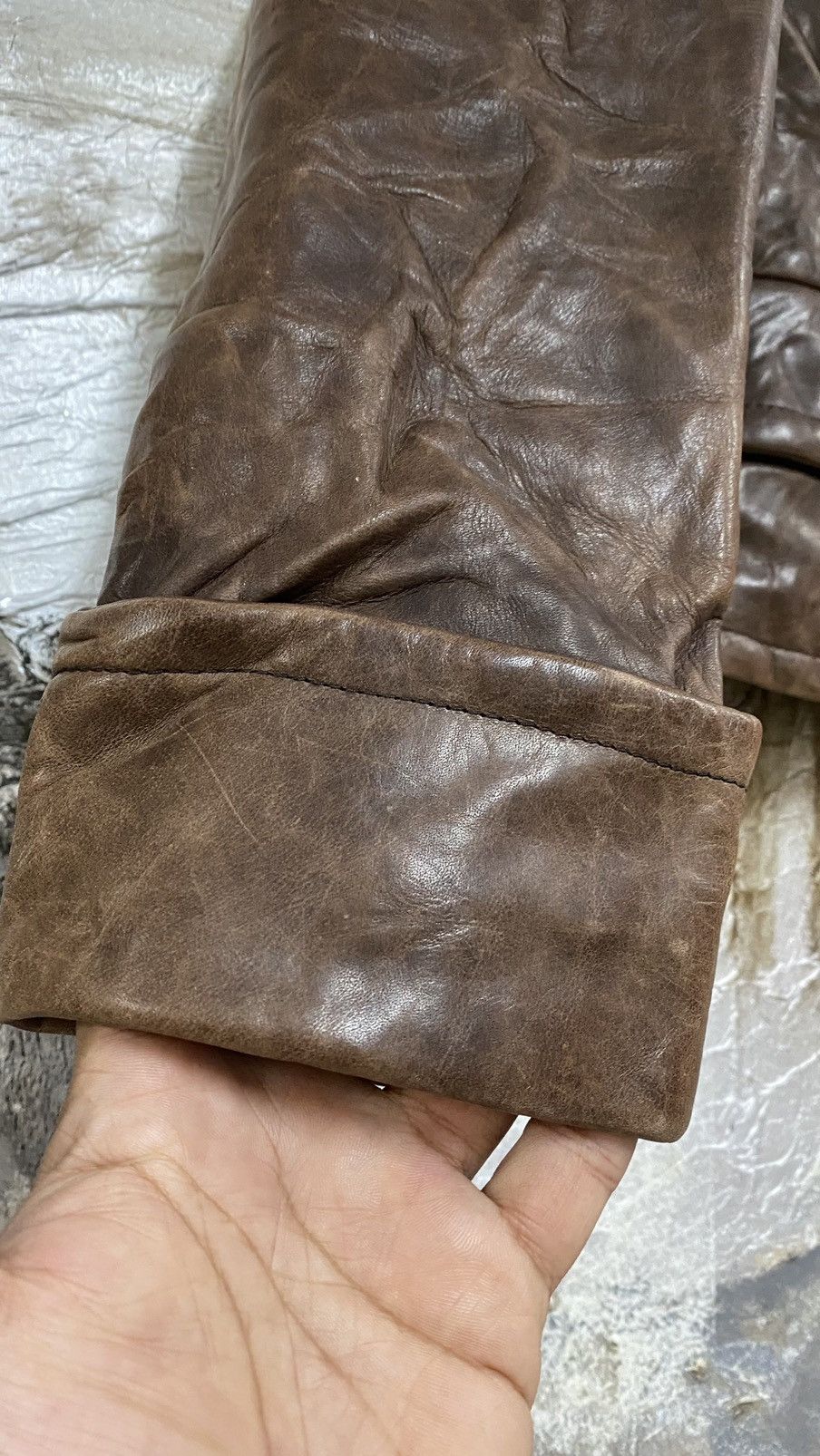 Vintage × Wim Neels Vintage Wim neels Leather Jacket Size US S / EU 44-46 / 1 - 4 Thumbnail