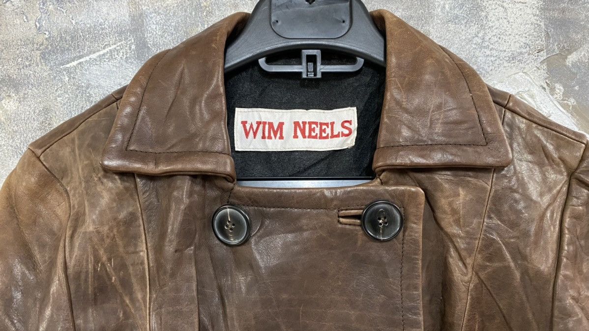 Vintage × Wim Neels Vintage Wim neels Leather Jacket Size US S / EU 44-46 / 1 - 2 Thumbnail