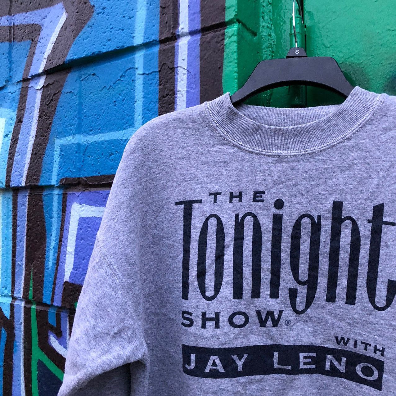 Vintage 90s Tonight Show w/ Jay Leno Sweatshirt Late Night TV shirt Size US M / EU 48-50 / 2 - 1 Thumbnail