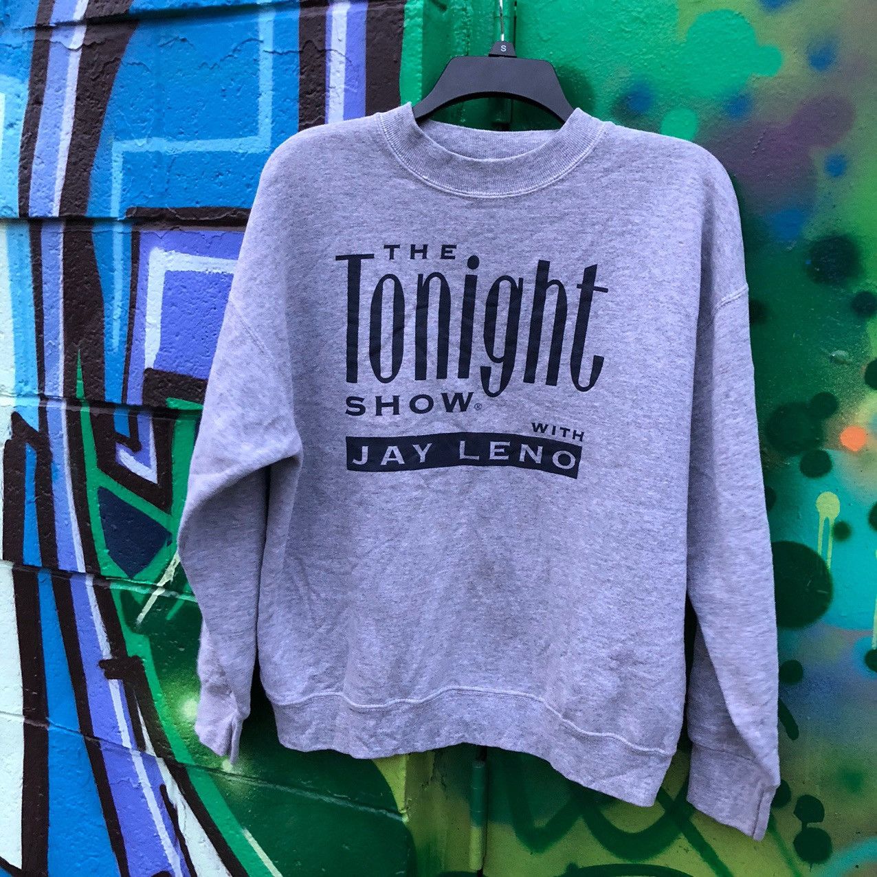 Vintage 90s Tonight Show w/ Jay Leno Sweatshirt Late Night TV shirt Size US M / EU 48-50 / 2 - 2 Thumbnail