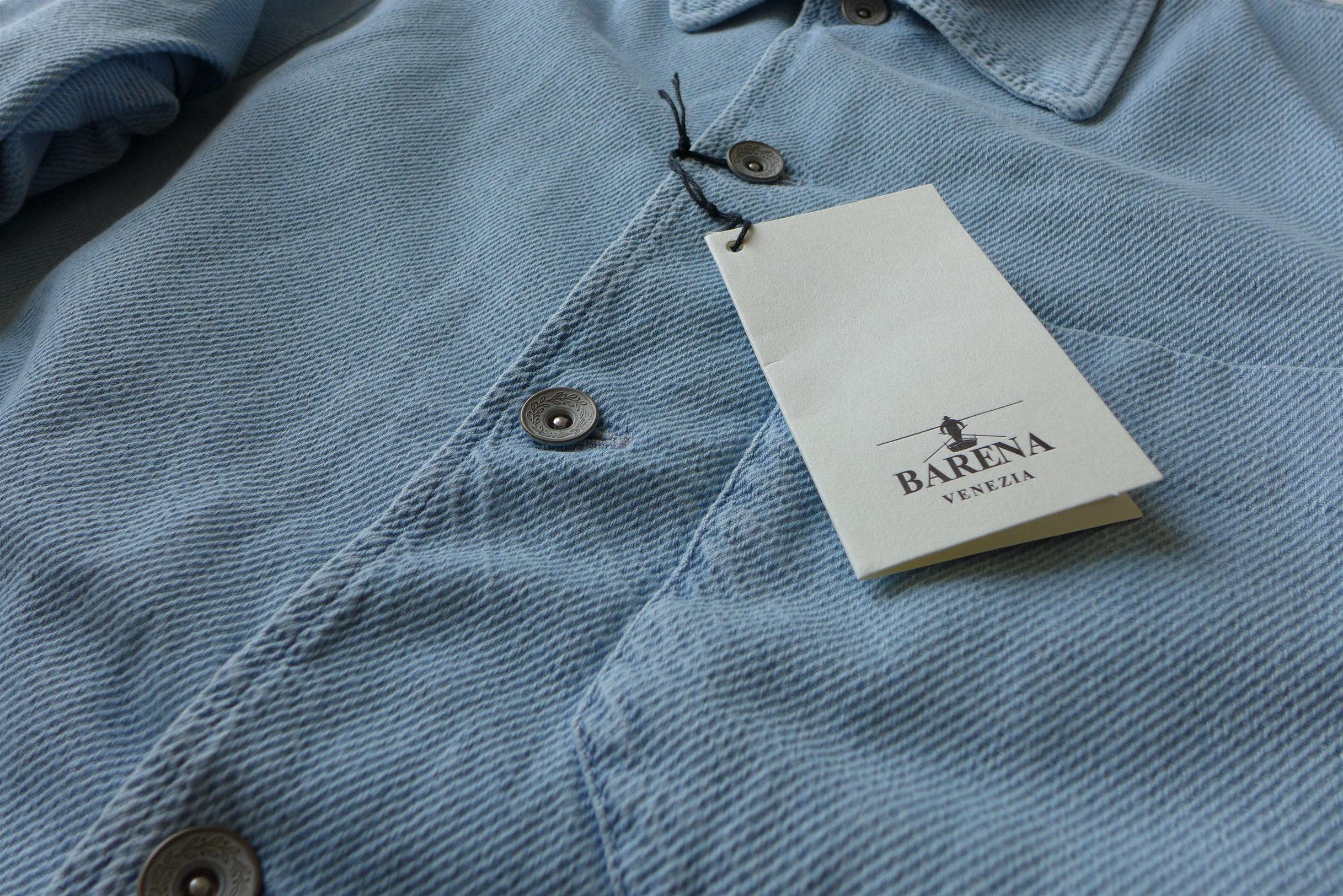 Barena Barena Rocheo Frusta Overshirt Jacket - Light Blue. Size US S / EU 44-46 / 1 - 8 Thumbnail