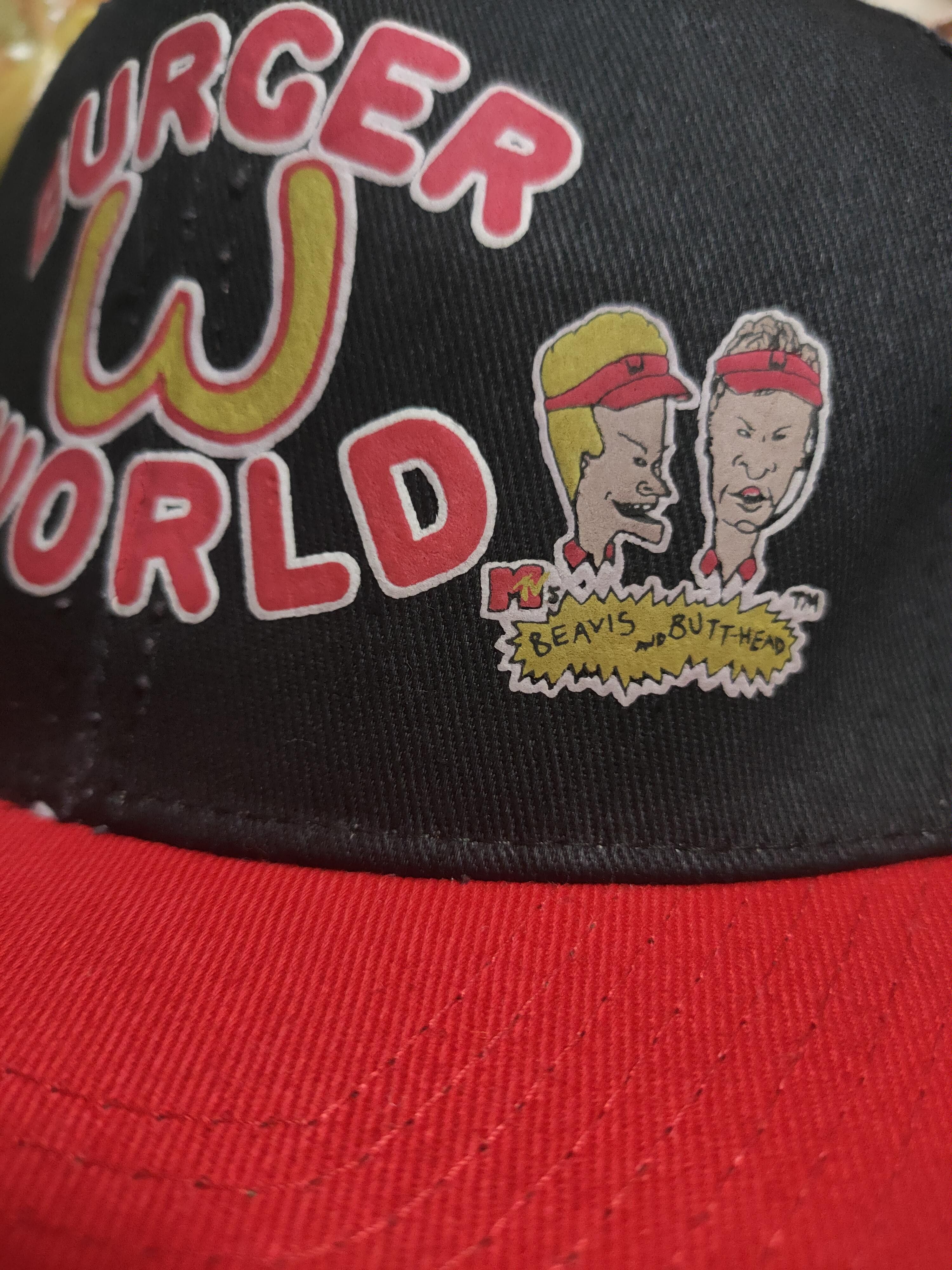 Vintage Cap Beavis and Butt-Head x Burger World Design x Very rare Size ONE SIZE - 8 Thumbnail