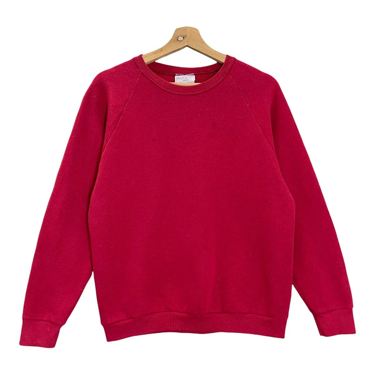 Vintage Fruits of The Loom Plain Crewneck Sweatshirt Size M