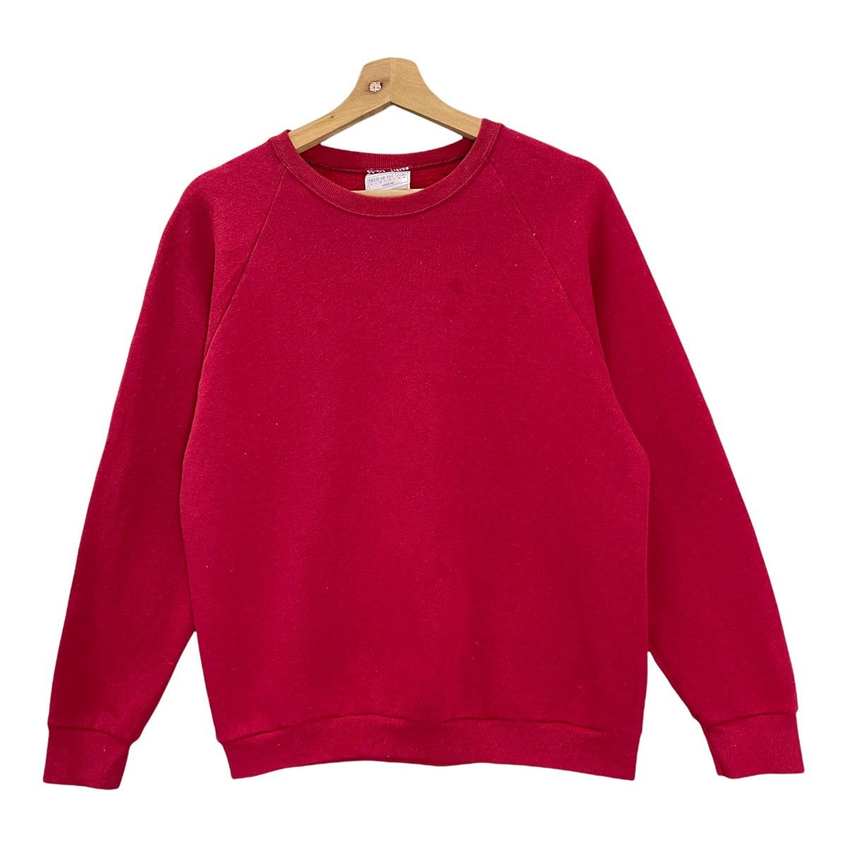 Fruit Of The Loom × Vintage Vintage Fruits of The Loom Plain Crewneck Sweatshirt Size M Size US M / EU 48-50 / 2 - 3 Thumbnail