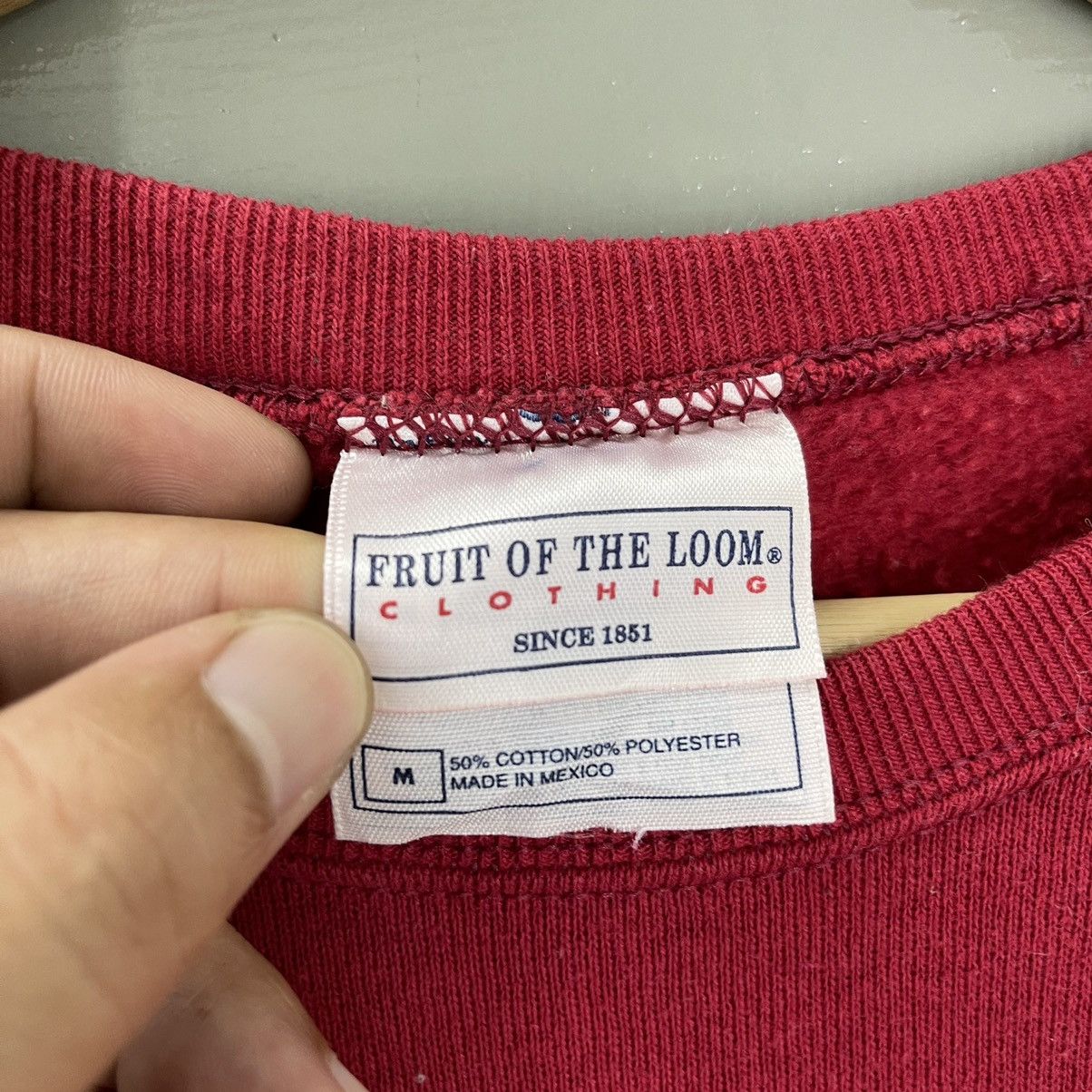Fruit Of The Loom × Vintage Vintage Fruits of The Loom Plain Crewneck Sweatshirt Size M Size US M / EU 48-50 / 2 - 7 Thumbnail