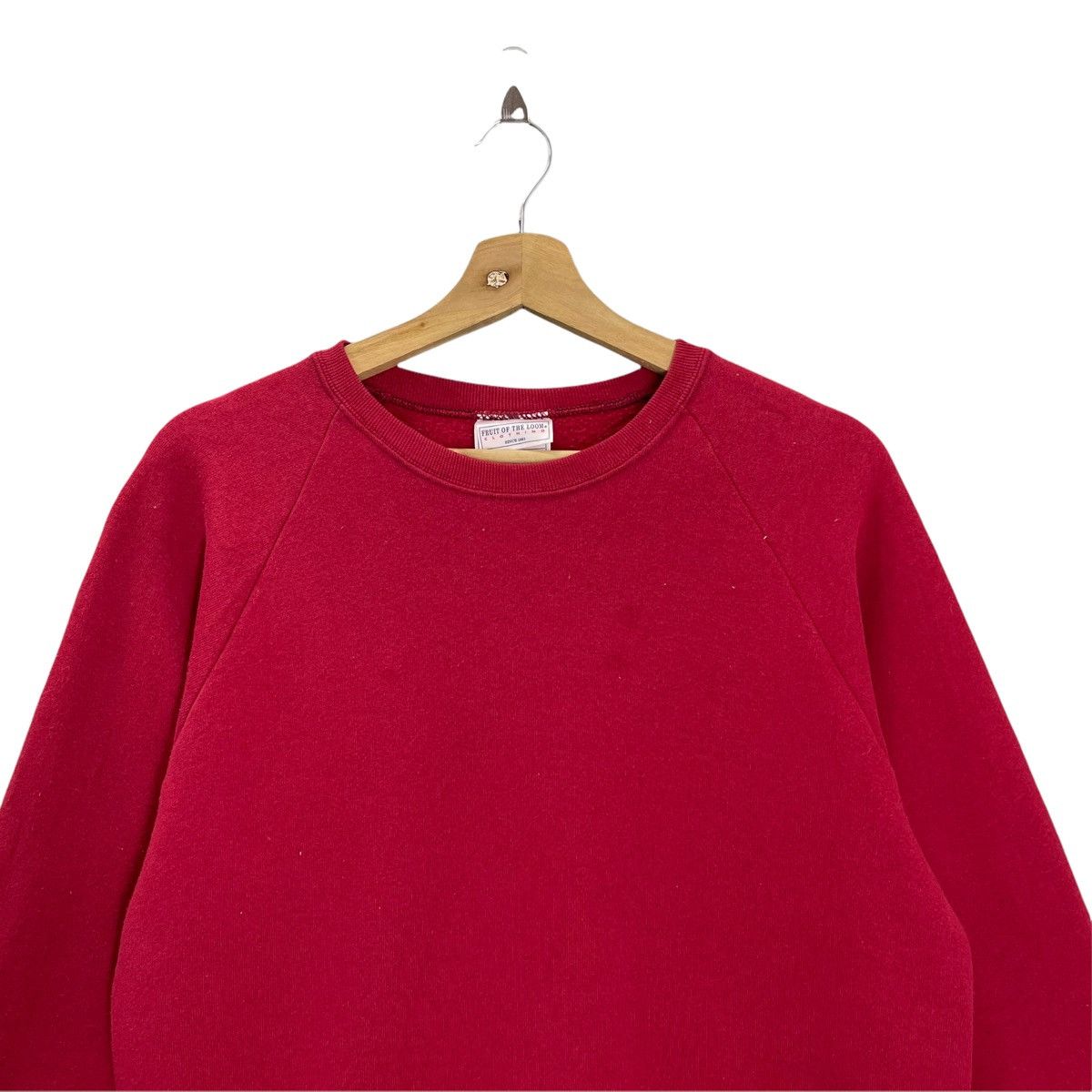 Fruit Of The Loom × Vintage Vintage Fruits of The Loom Plain Crewneck Sweatshirt Size M Size US M / EU 48-50 / 2 - 4 Thumbnail