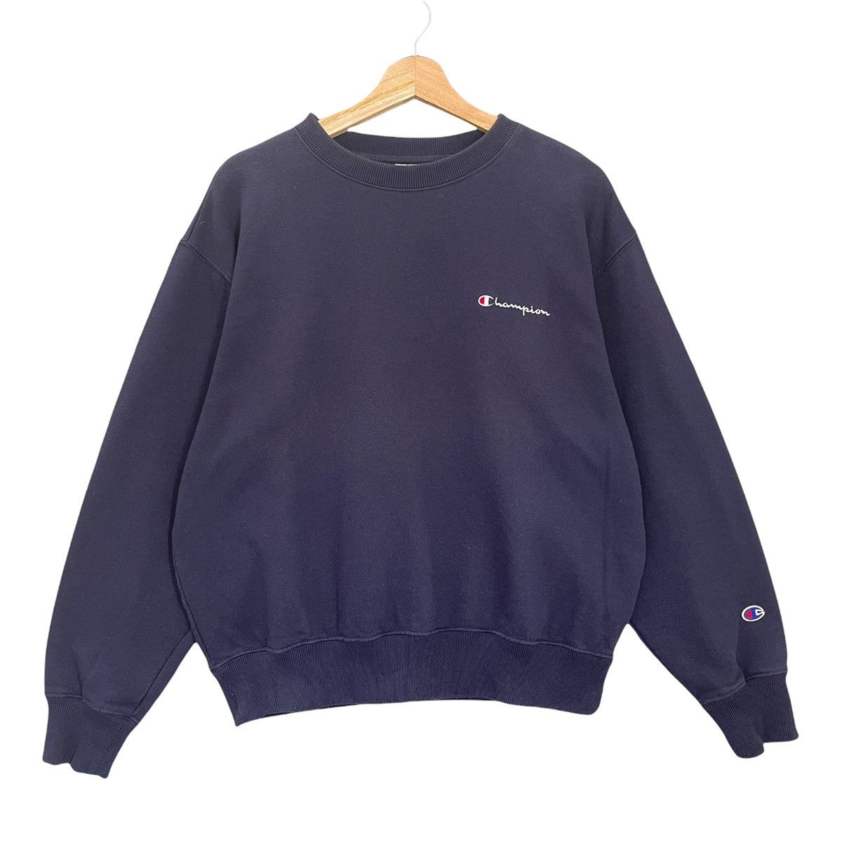 Champion Vintage 90s Champion Script Logo Crewneck Sweatshirt Size M Size US M / EU 48-50 / 2 - 1 Thumbnail
