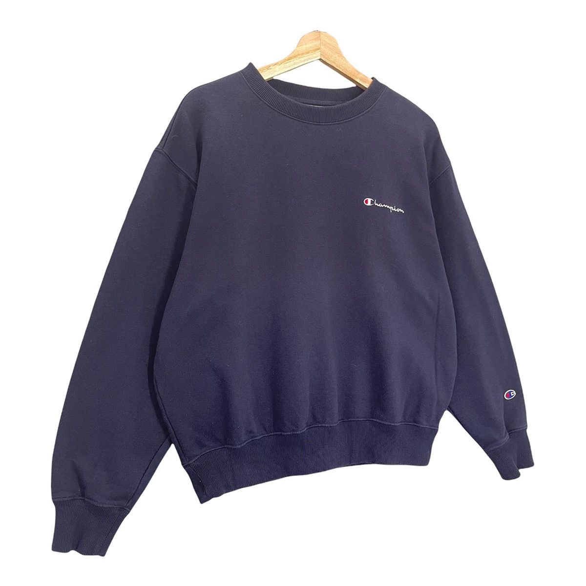 Champion Vintage 90s Champion Script Logo Crewneck Sweatshirt Size M Size US M / EU 48-50 / 2 - 2 Thumbnail