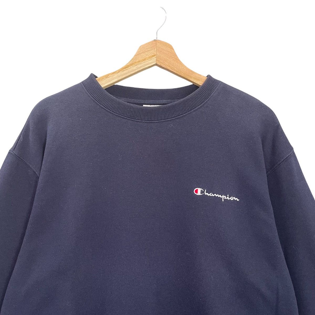 Champion Vintage 90s Champion Script Logo Crewneck Sweatshirt Size M Size US M / EU 48-50 / 2 - 5 Thumbnail