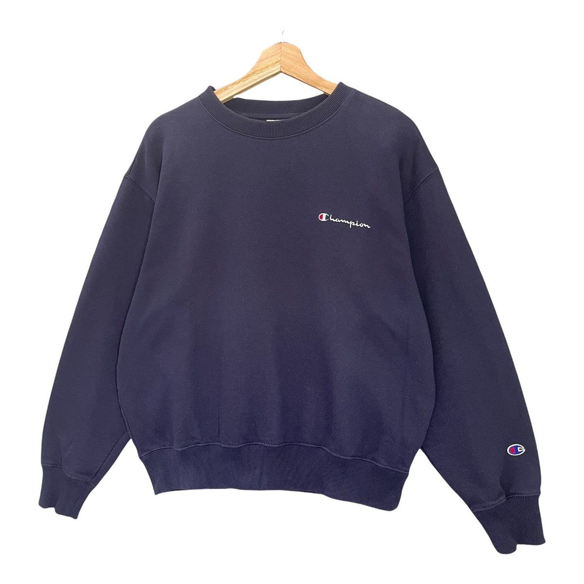 Champion Vintage 90s Champion Script Logo Crewneck Sweatshirt Size M Size US M / EU 48-50 / 2 - 3 Thumbnail