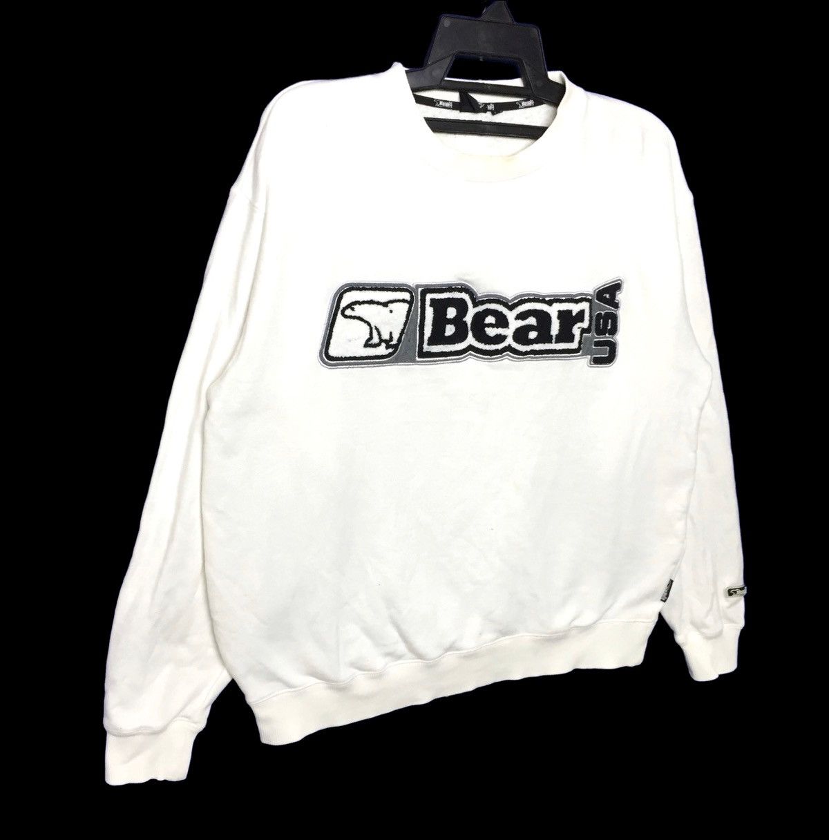 Vintage Vintage Bear Usa Big Logo Spell Out Sweatshirt Size US L / EU 52-54 / 3 - 3 Thumbnail