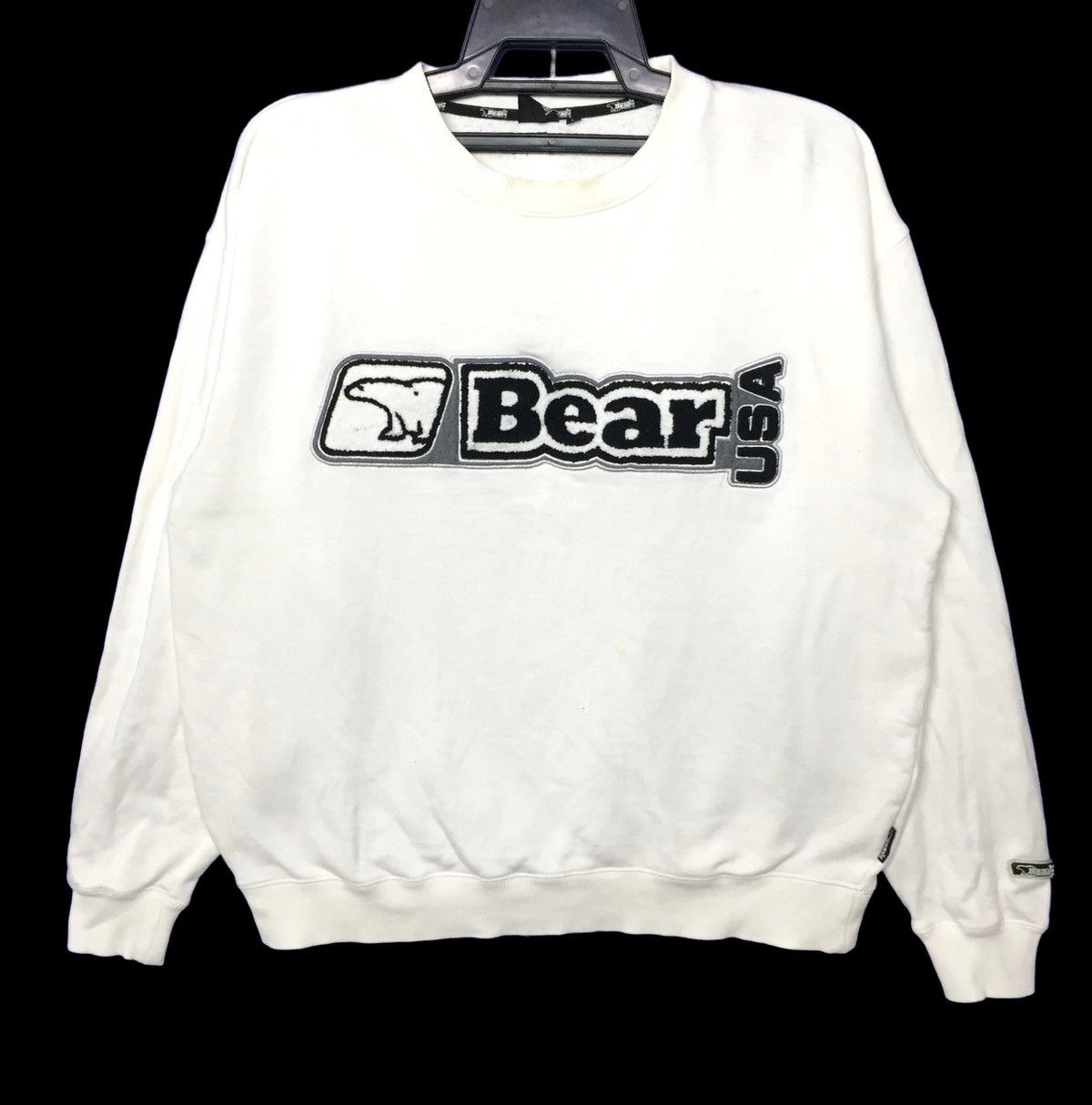 Vintage Vintage Bear Usa Big Logo Spell Out Sweatshirt Size US L / EU 52-54 / 3 - 1 Thumbnail