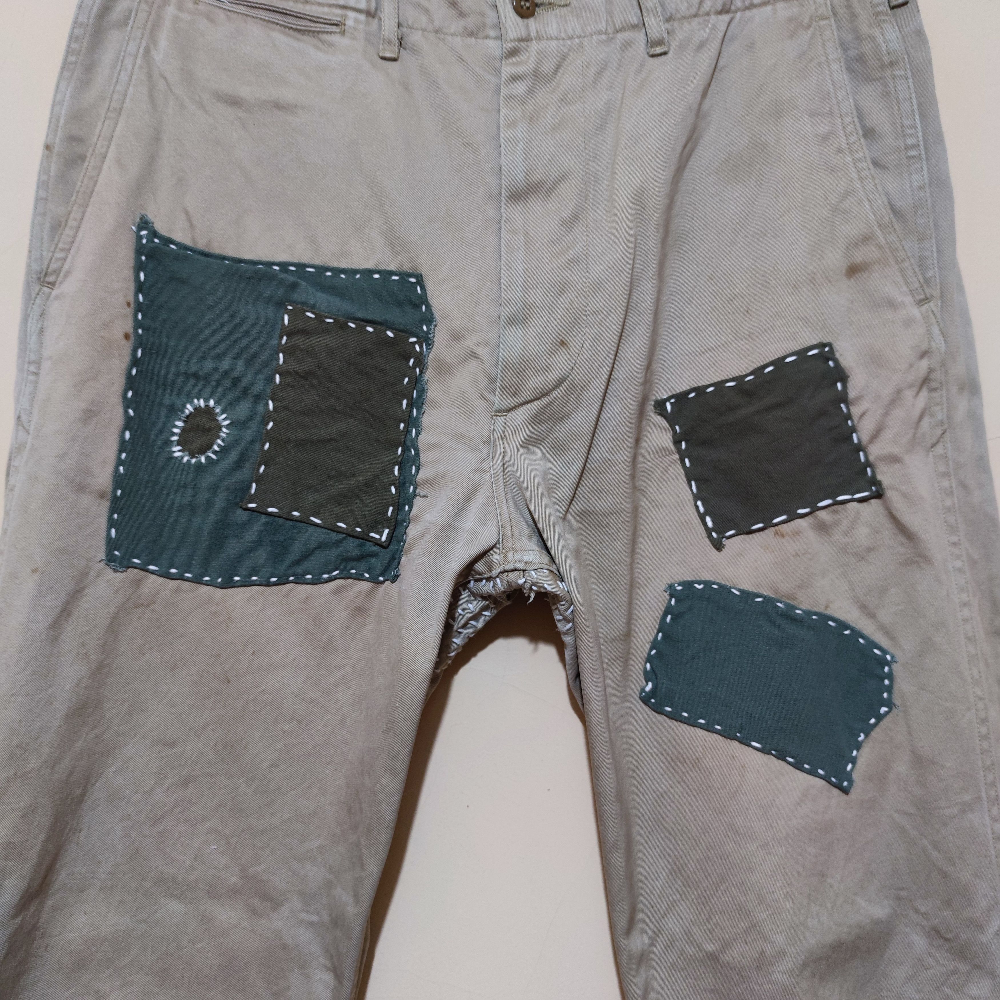 Buzz Rickson's Custom Patcwork Long pants Size US 34 / EU 50 - 3 Thumbnail